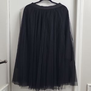 Mi Elegant Black Tulle Skirt. Size S